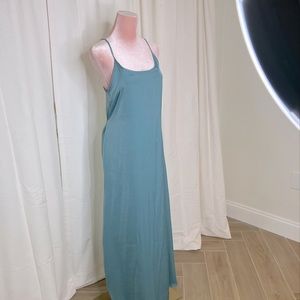 COPY - Silk Sadie and Sage Maxi dress in Teal.